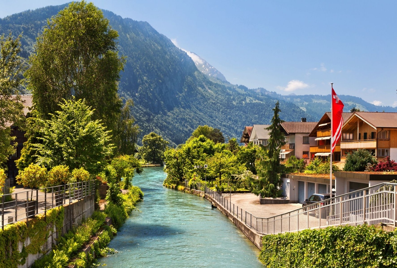 Интерлакен. 10 красивейших мест Швейцарии (10 beautiful places in Switzerland)